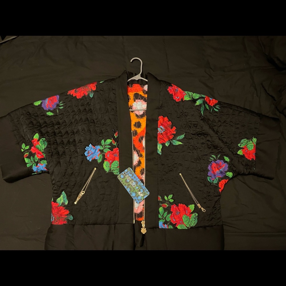 ✨🌟KENZO reversible flower/cheetah Kimono jacket🌟✨